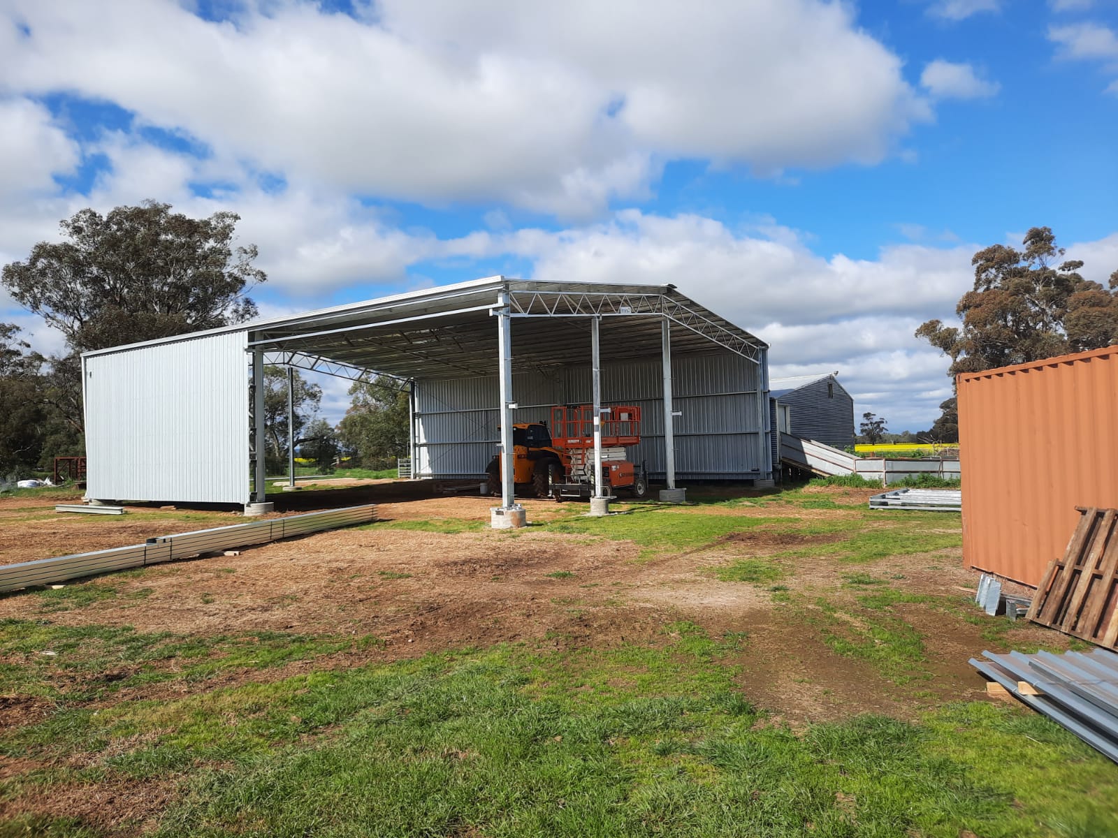 Mark Cossar shearing shed