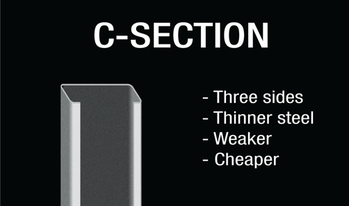 c section columns