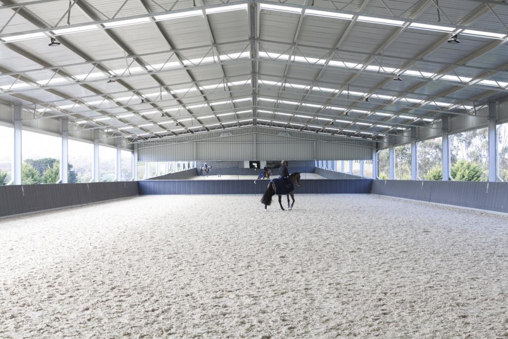 equine indoor arena construction
