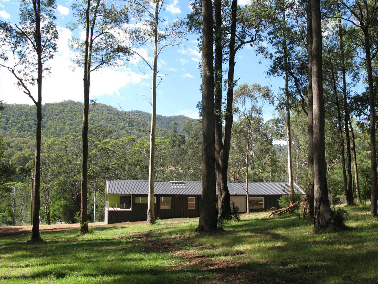 custom steel framed house