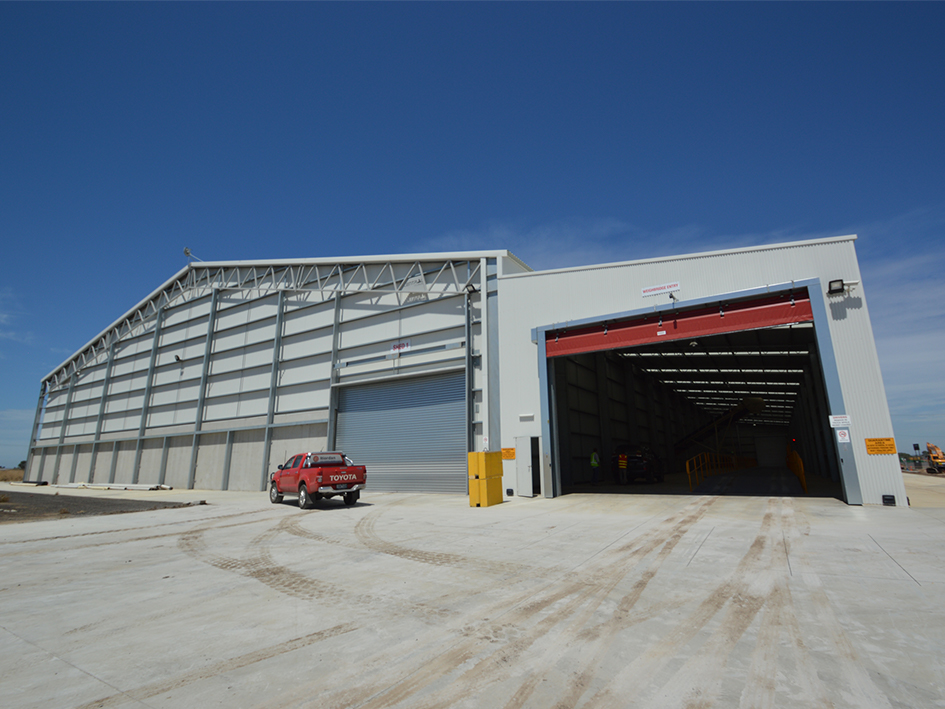 industrial grain storage building 