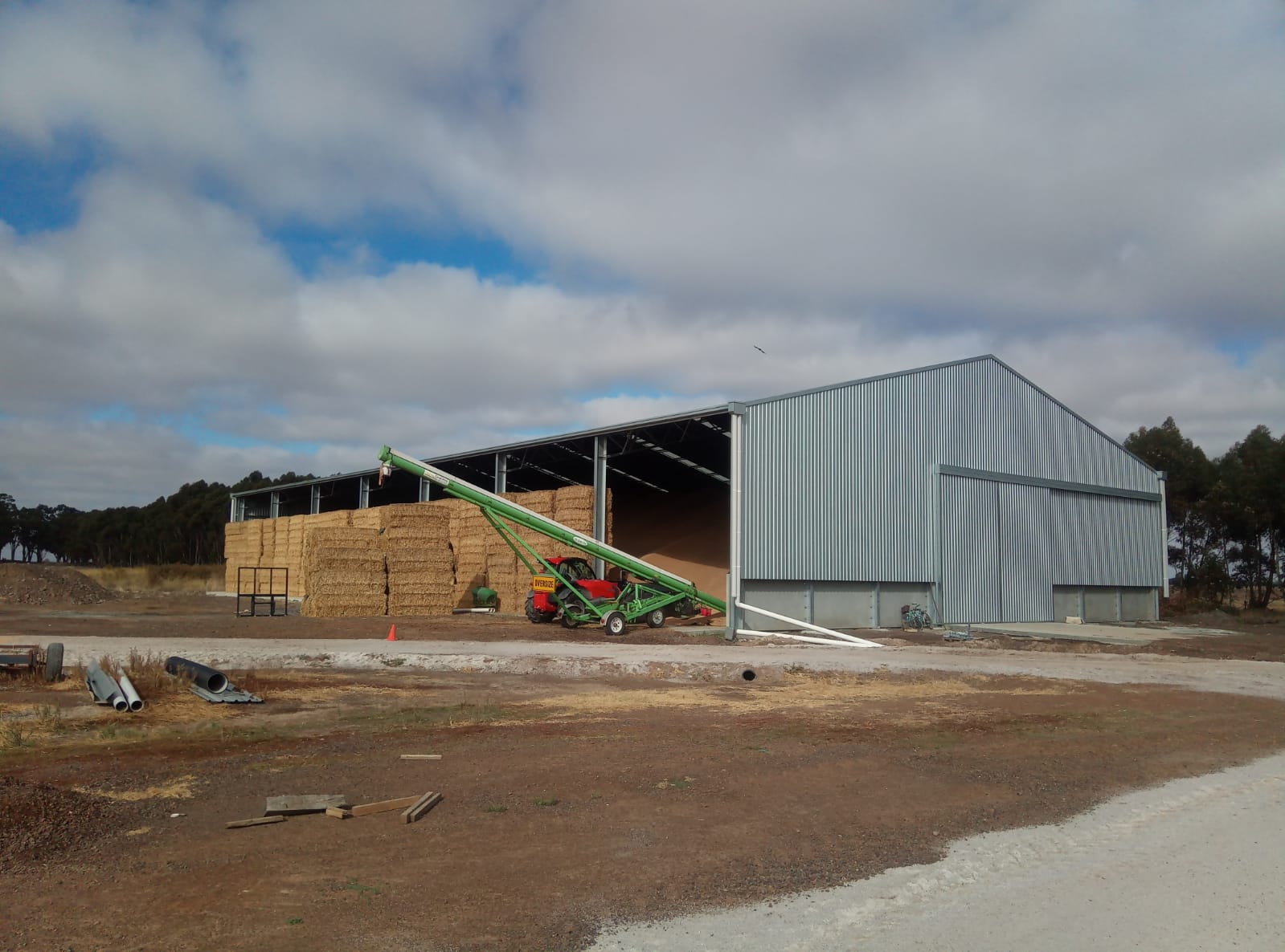 Kiernan Molloy hay shed