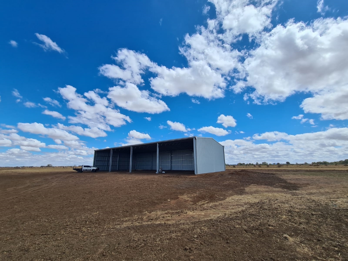 Jacinta Taylor hay shed