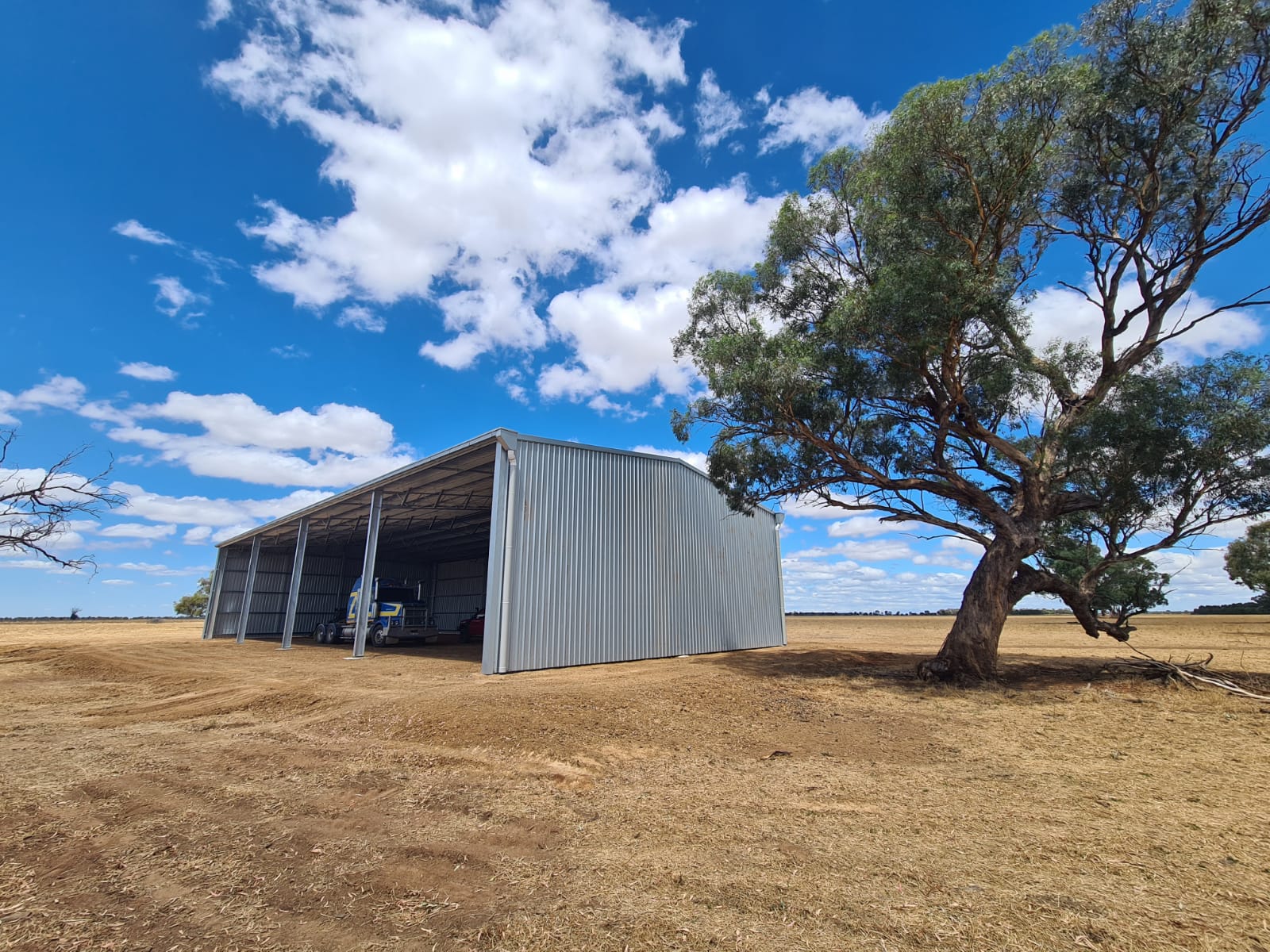 Jacinta Taylor hay shed