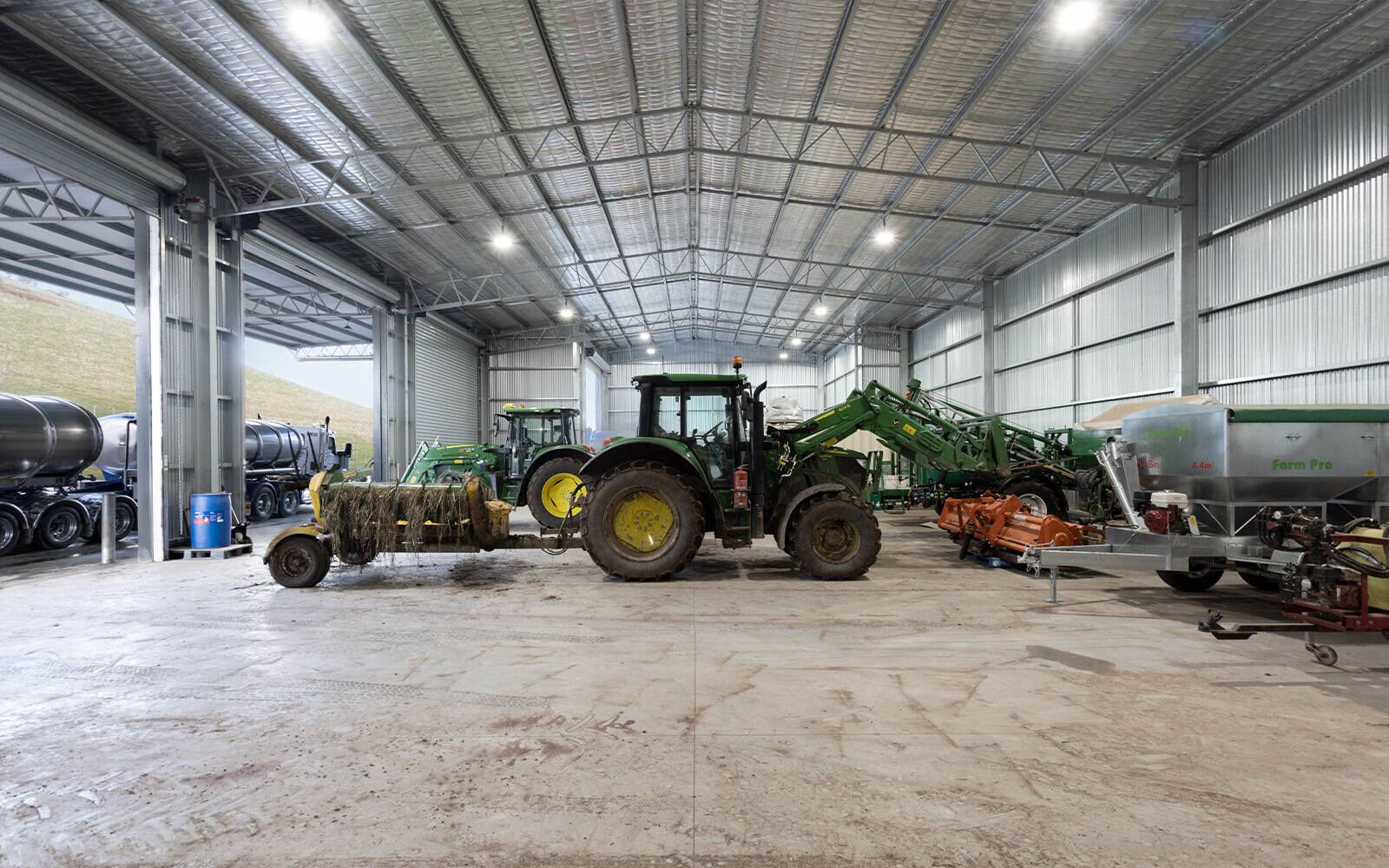 Black Mount Springwater agricultural workshop 