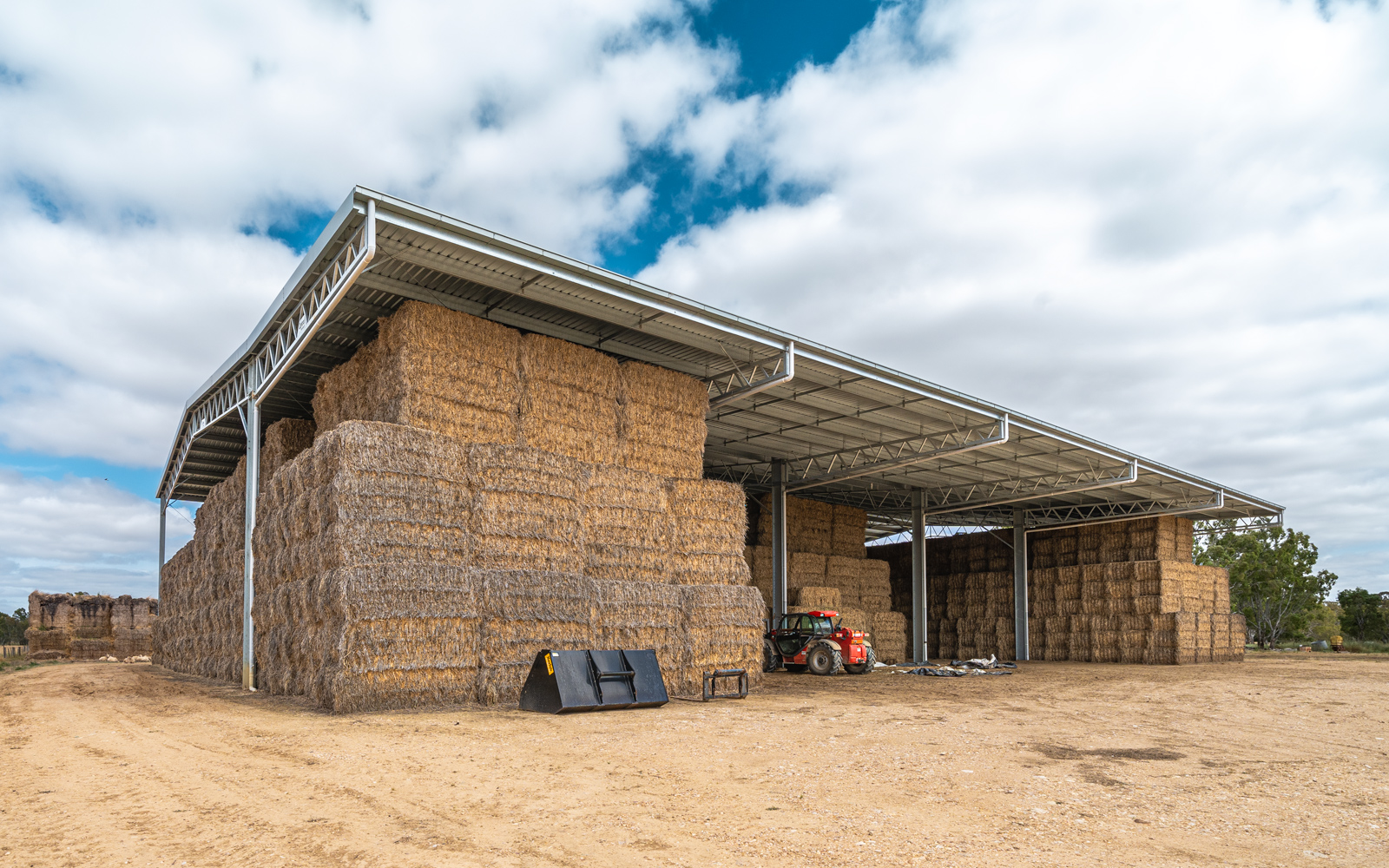 Bruce Ross hay shed