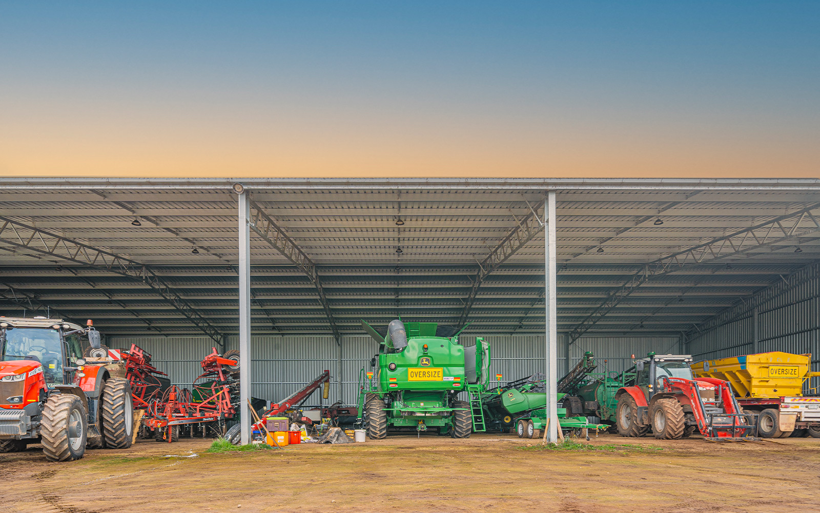 Machinery shed