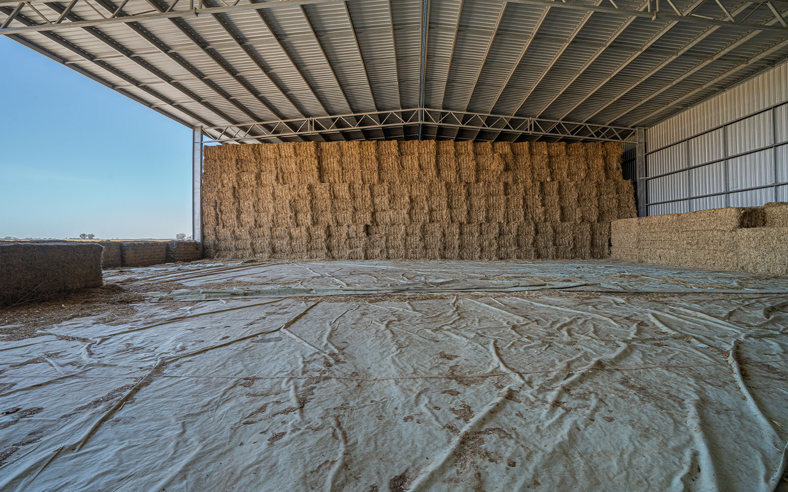 Darren Ross hay shed