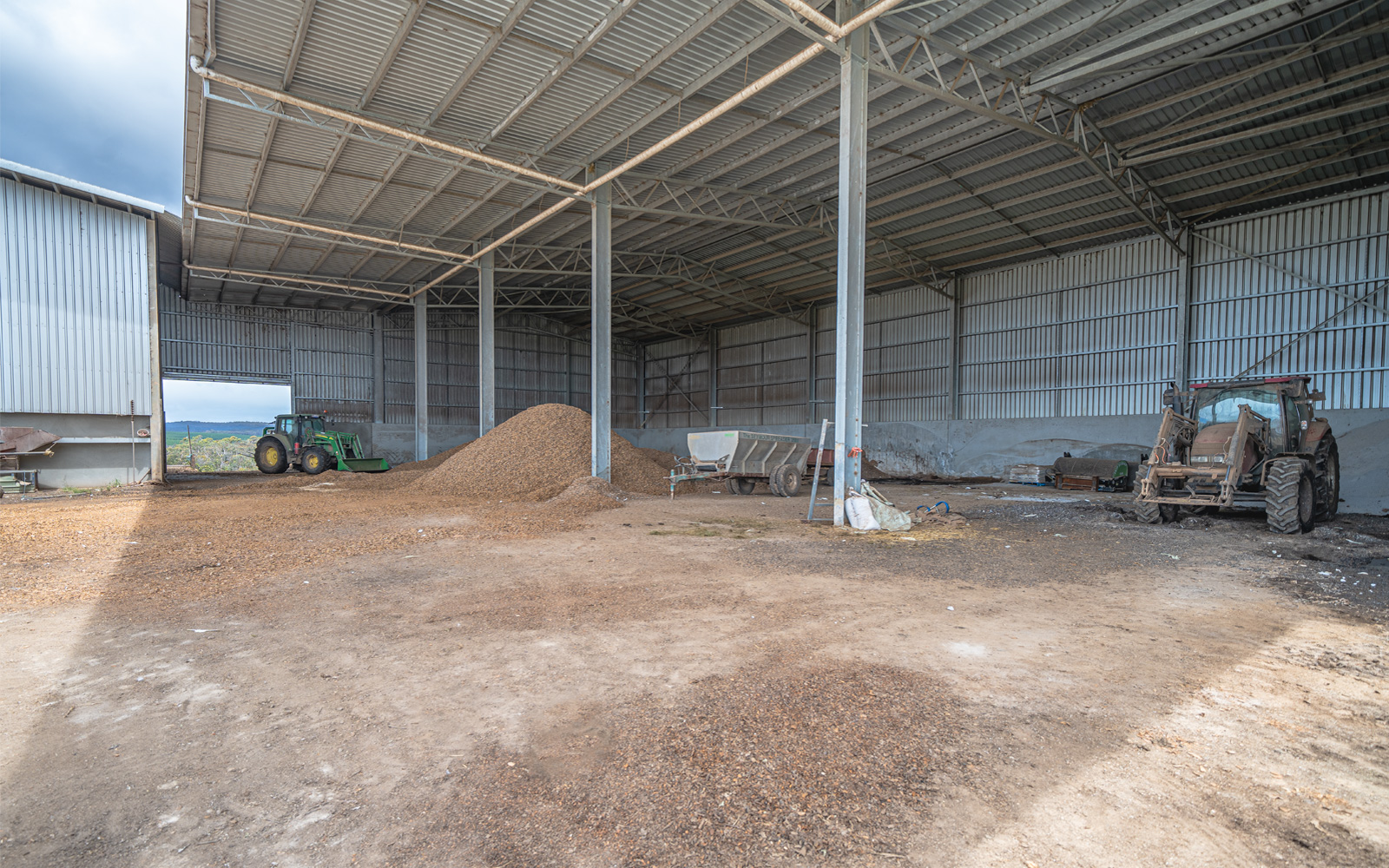 David and Lyn Parish barn shed storage