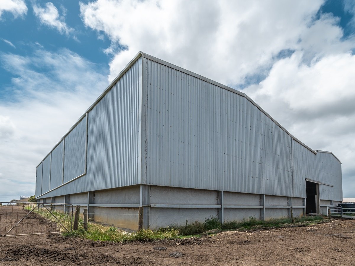 David and Lyn Parish bulk storage shed