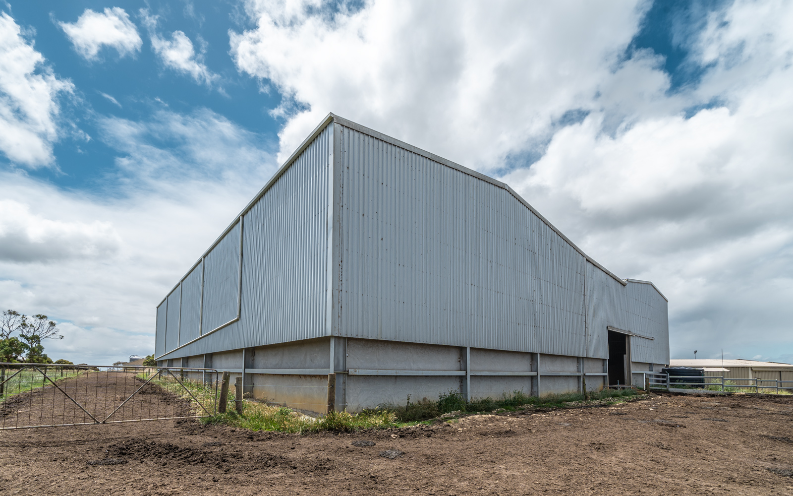 David and Lyn Parish bulk storage shed