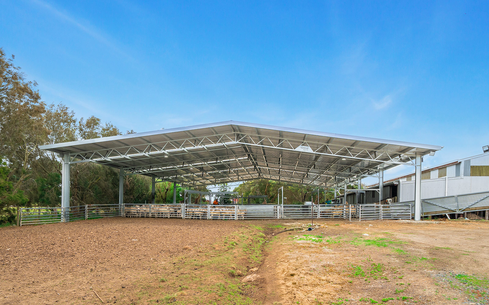 Farm shed yard cover