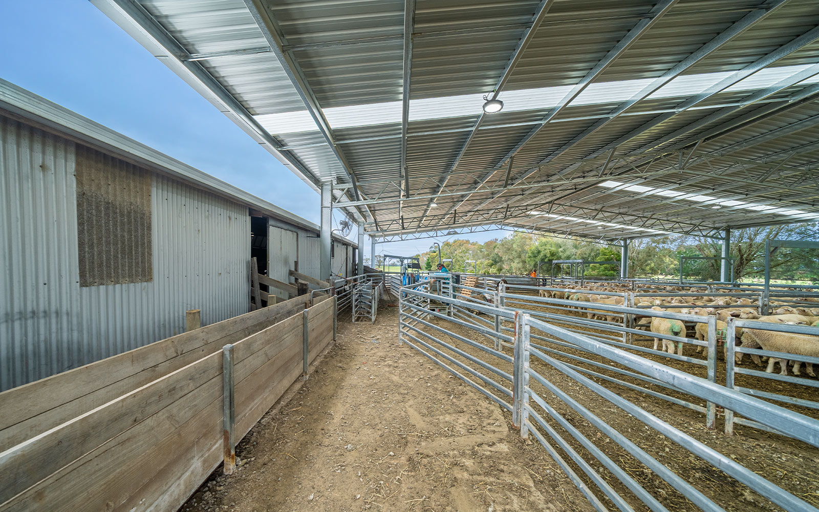 Farm shed yard cover