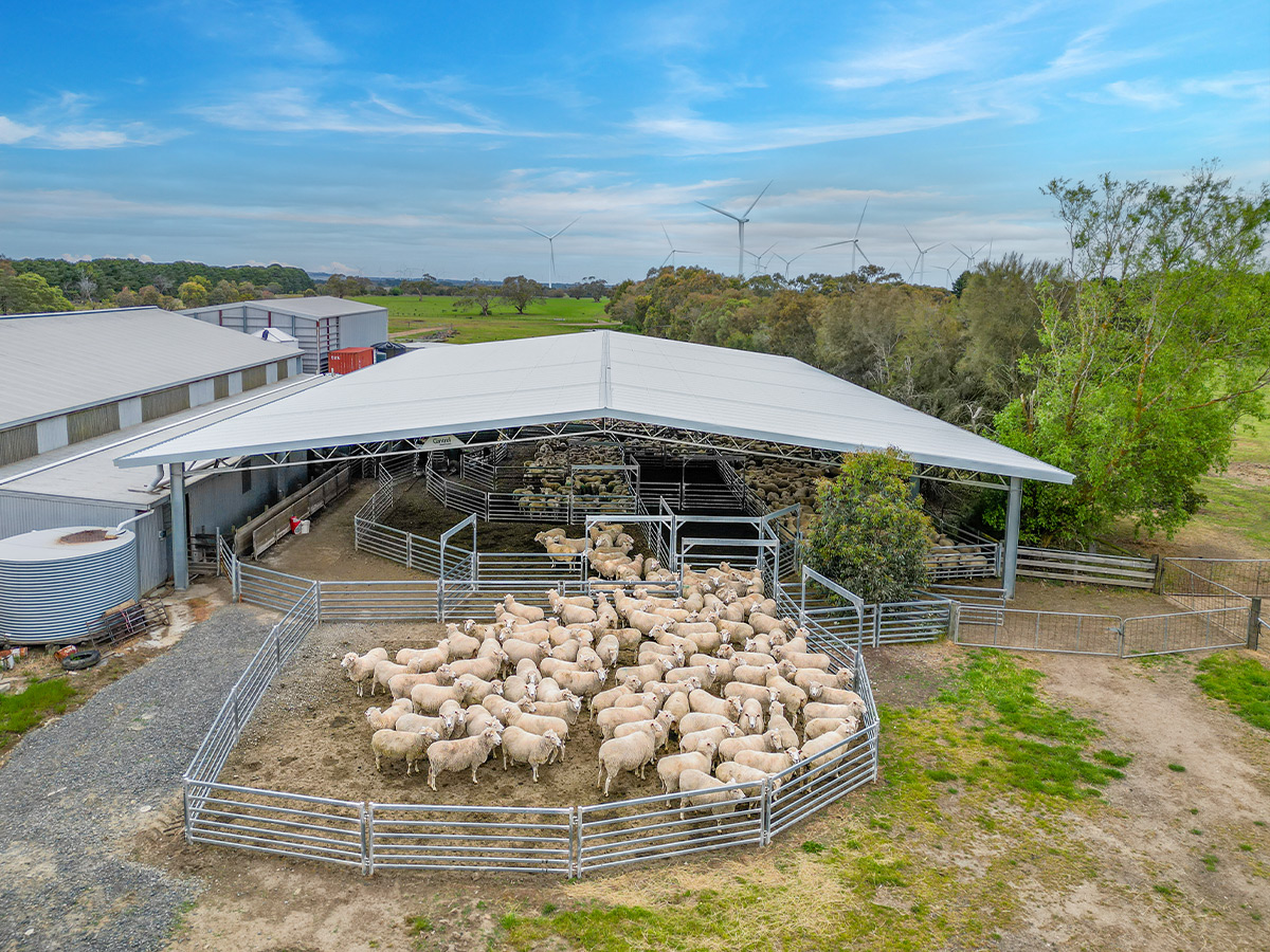 Geoff Wells agricultural yard cover
