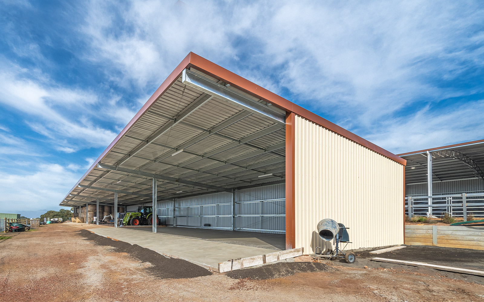 Ken Greenwood machinery shed