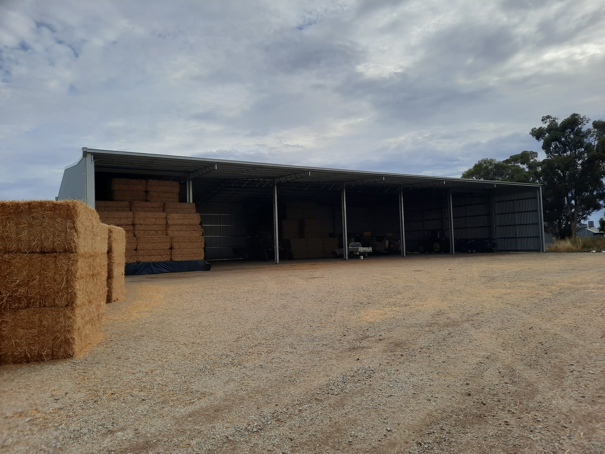 Matt Kane hay shed