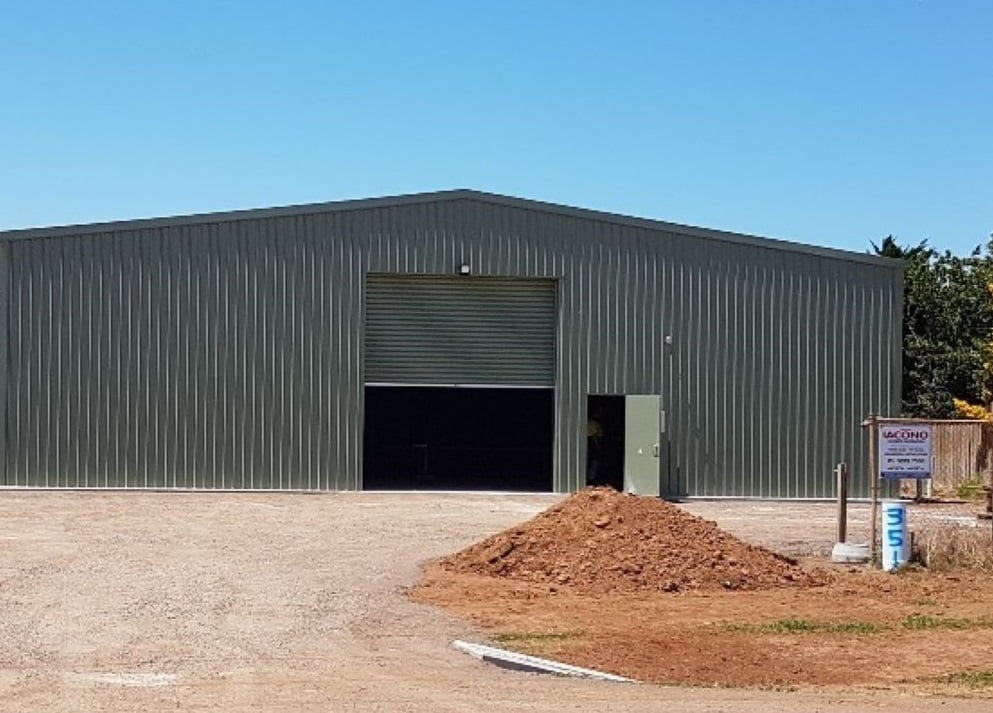Agricultural packing shed