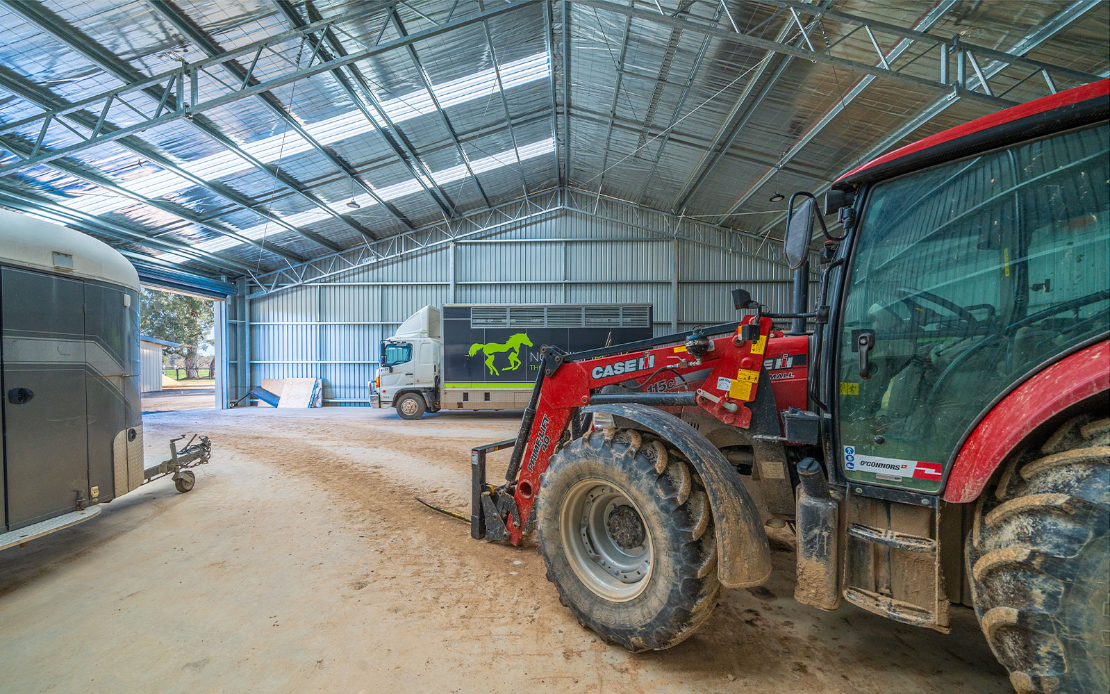 Peter Carrick machinery shed