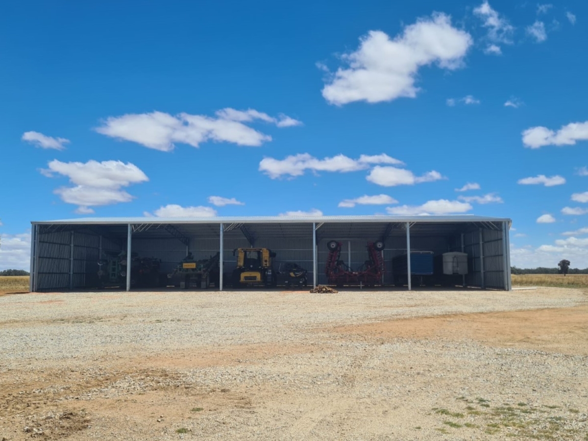 Ross Maxted machinery shed