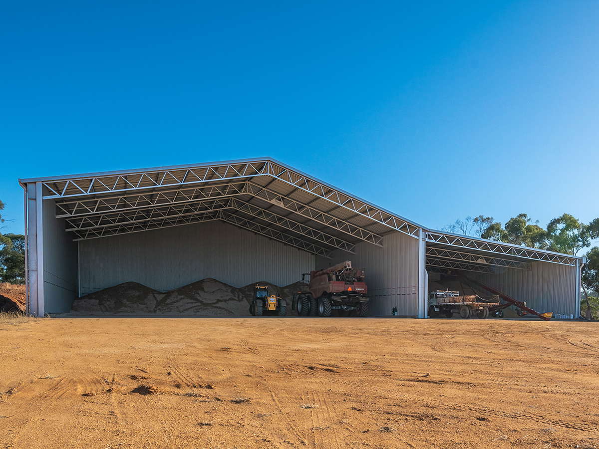 Tim Lockhart bulk storage shed