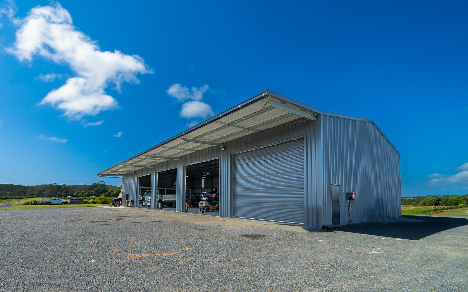 Tony Flick machinery shed