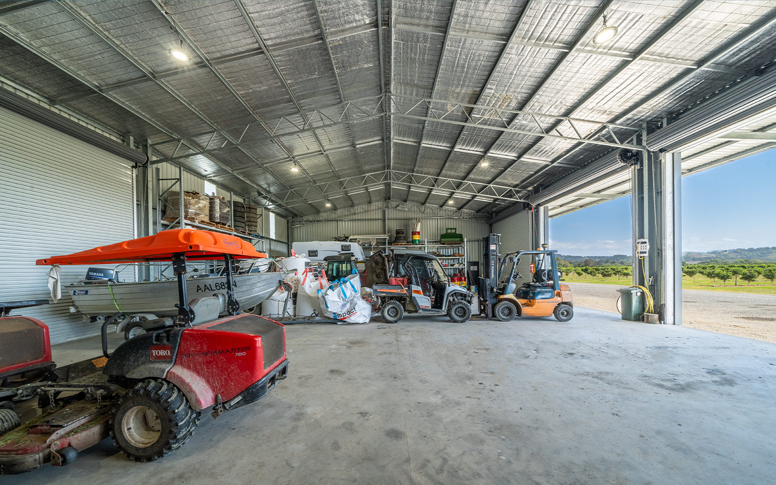 Tony Flick agricultural shed 