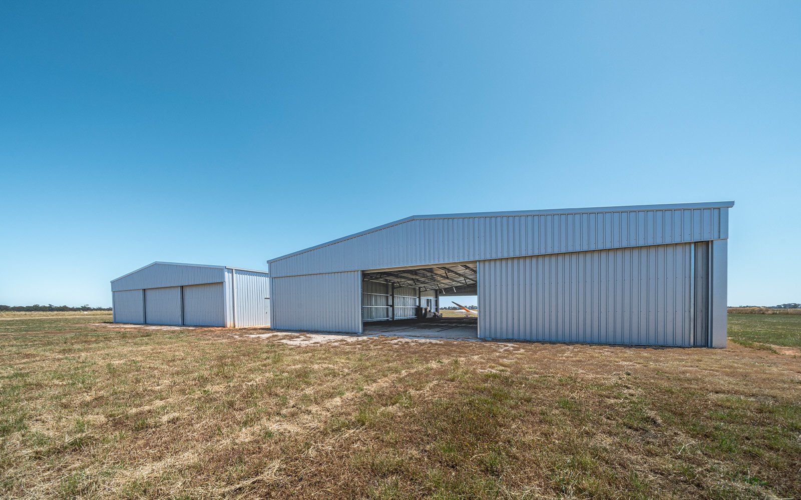 Bendigo Gliding Club aviation shelter