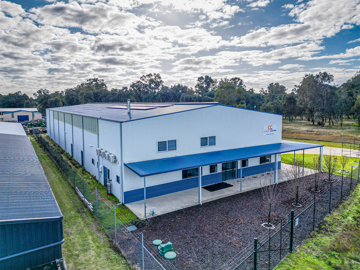 Albury Casting combined office and warehouse