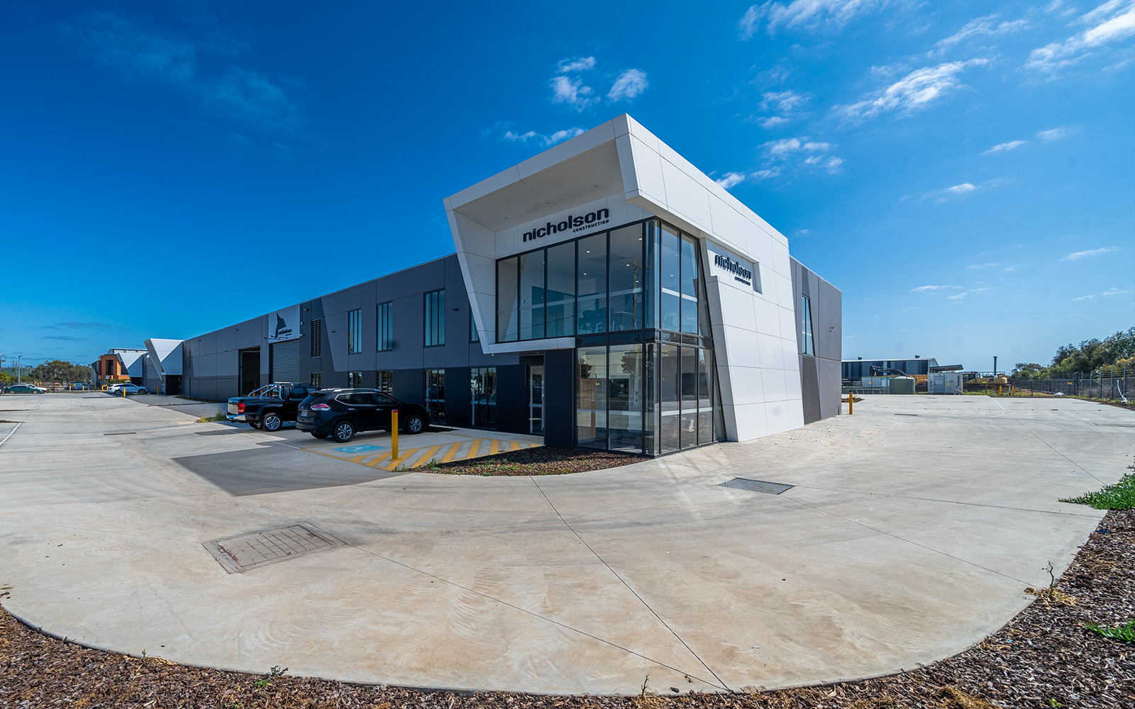 Nicholson Construction multi tenant factory and office complex