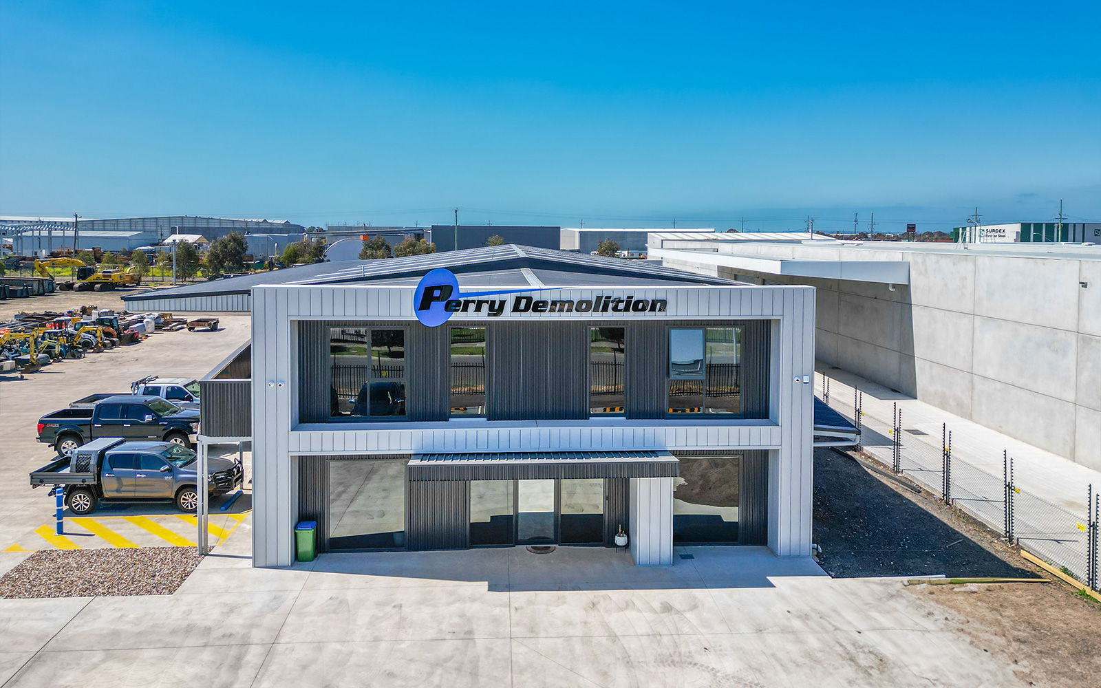 Perry Demolition commercial shed building