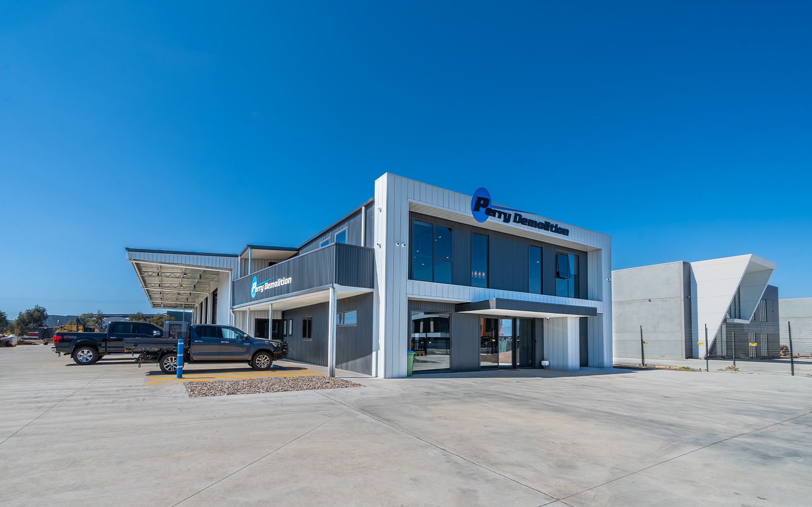 Perry Demolition combined office and warehouse