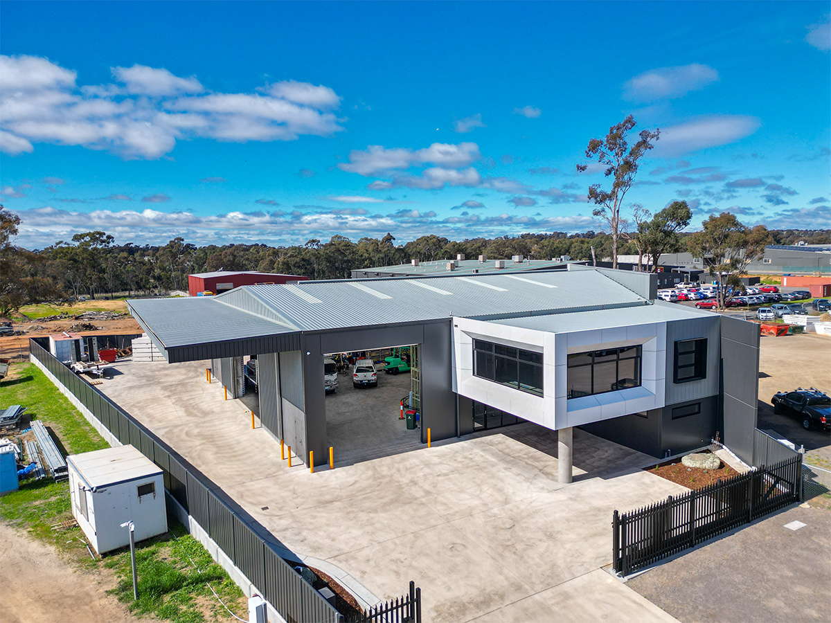 Pete Sens combined precast office and warehouse complex 