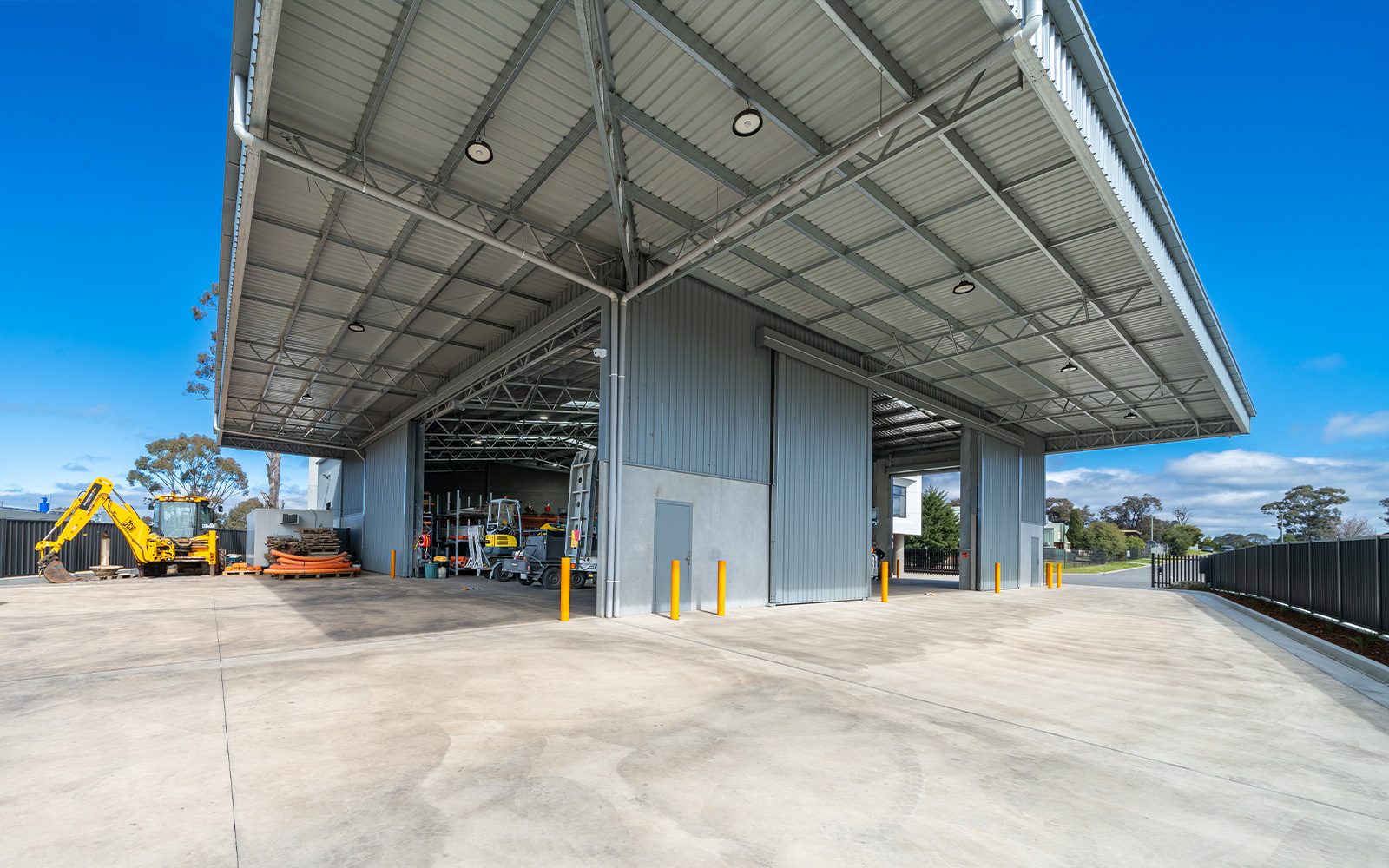 Pete Sens combined precast office and warehouse complex shed