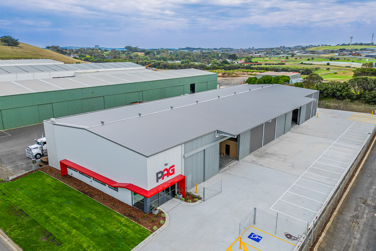 Portland Aluminium & Glass combined office and manufacturing building