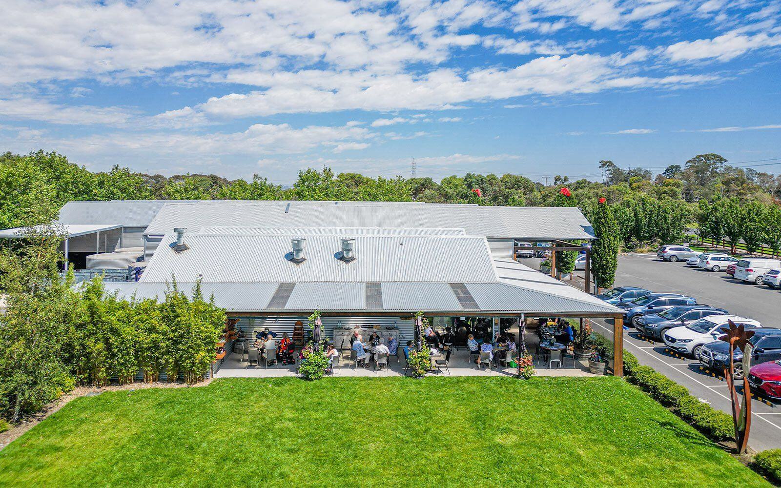 Geelong Flower Farm architectural portal framed shed  