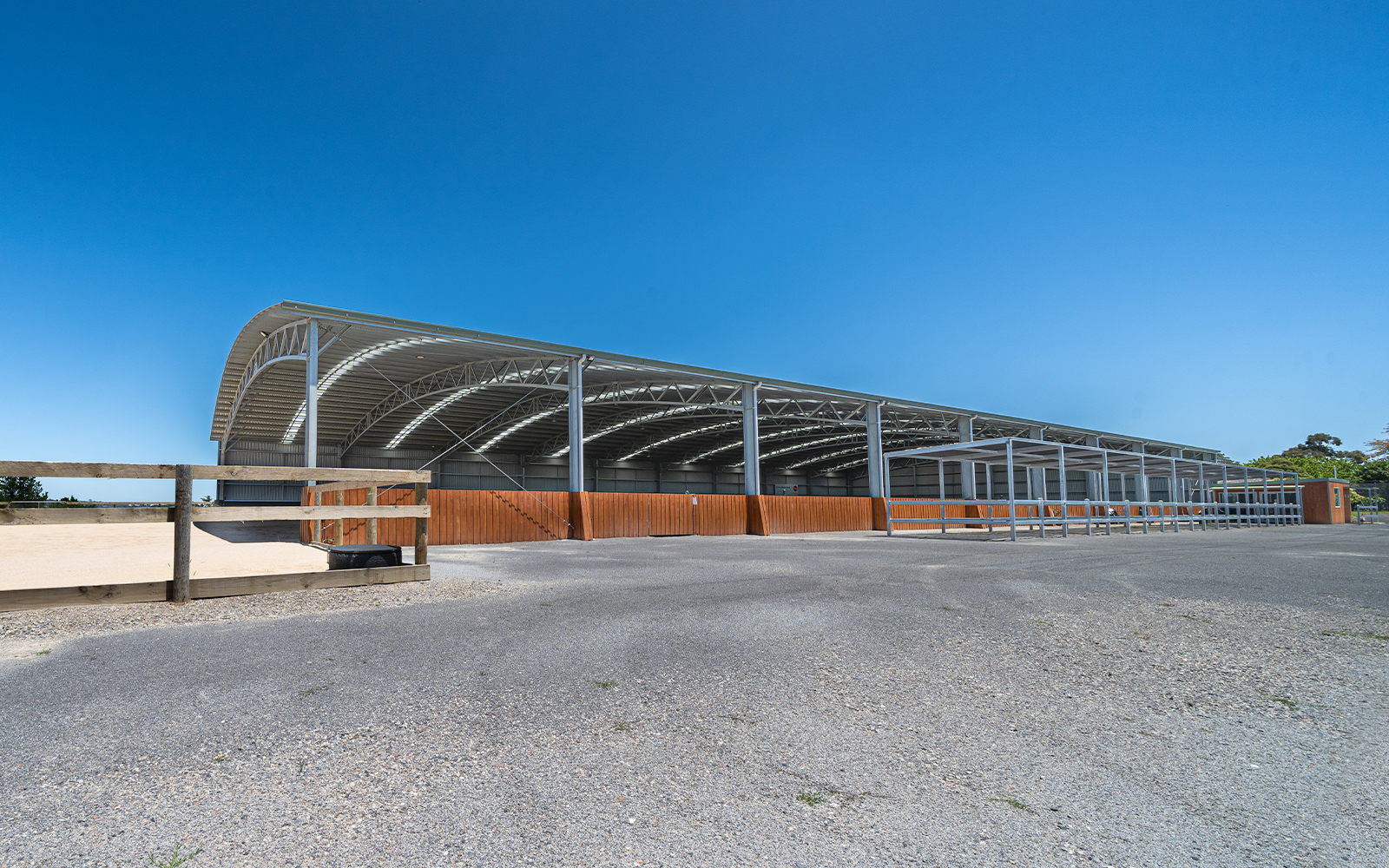 Abe Melinger western riding arena