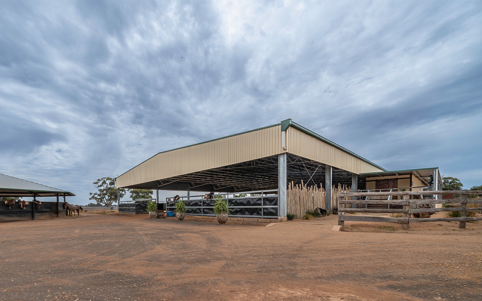 Bruce ODell western riding arena