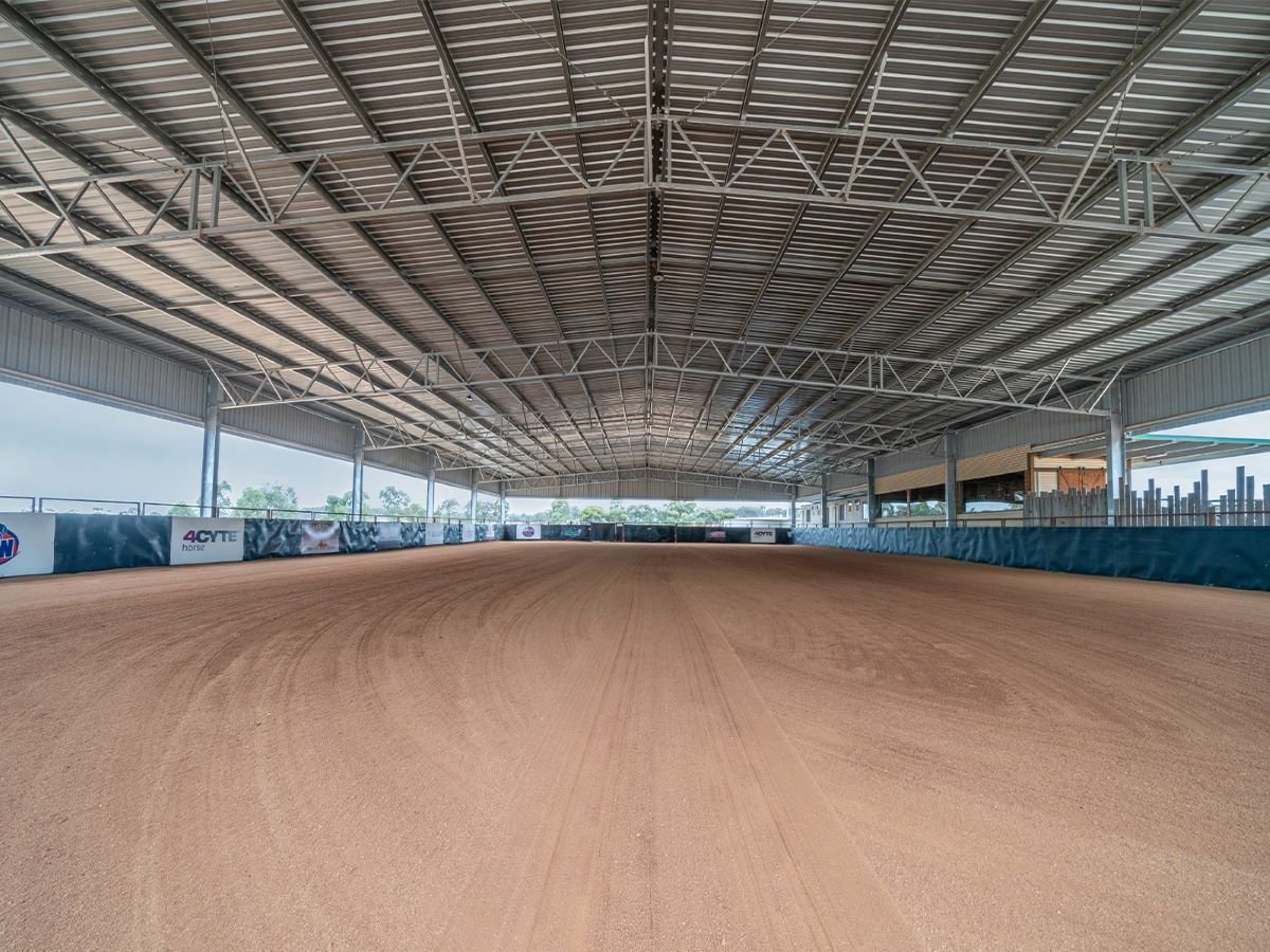 Bruce ODell western riding arena