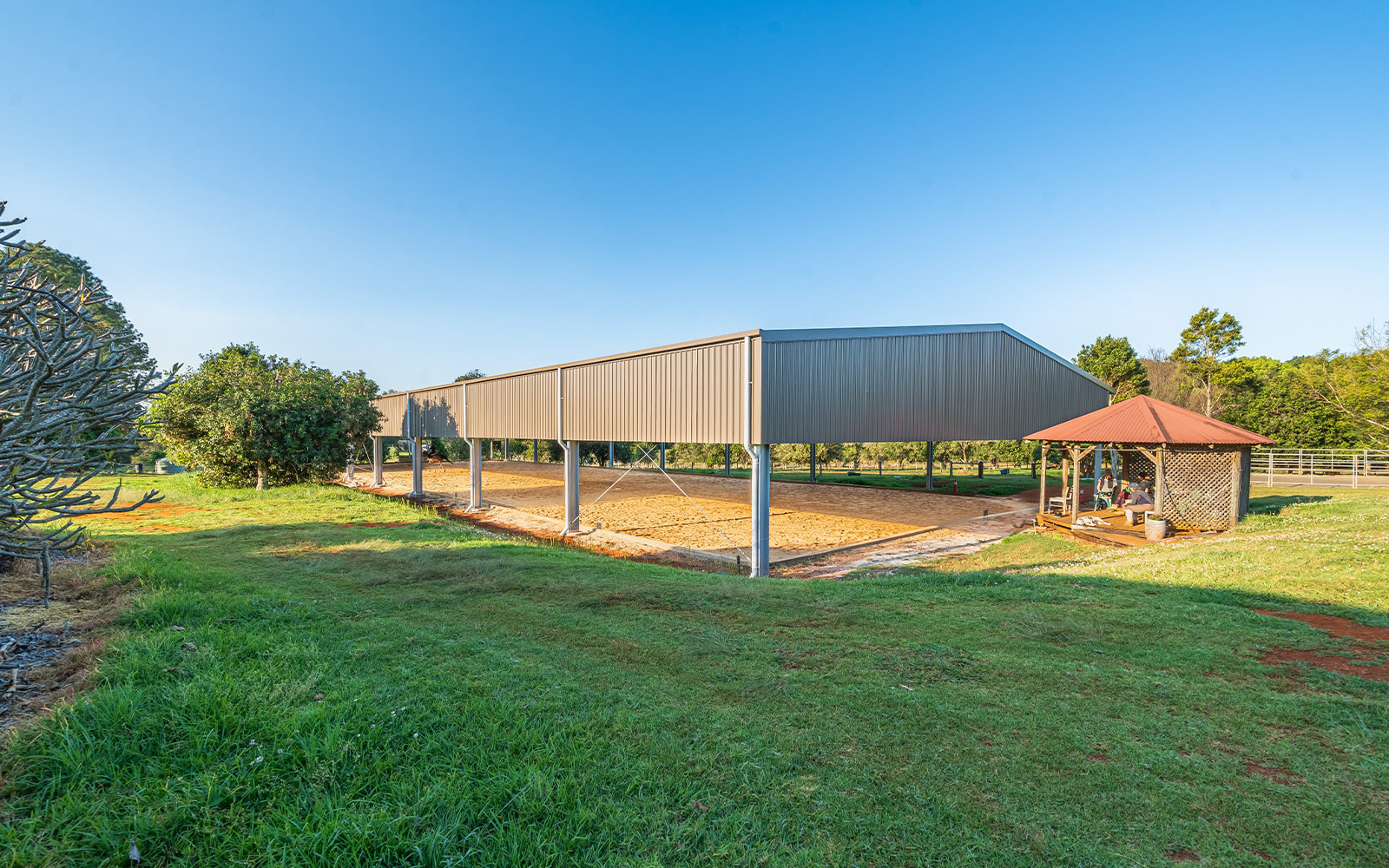 Indoor horse arena 