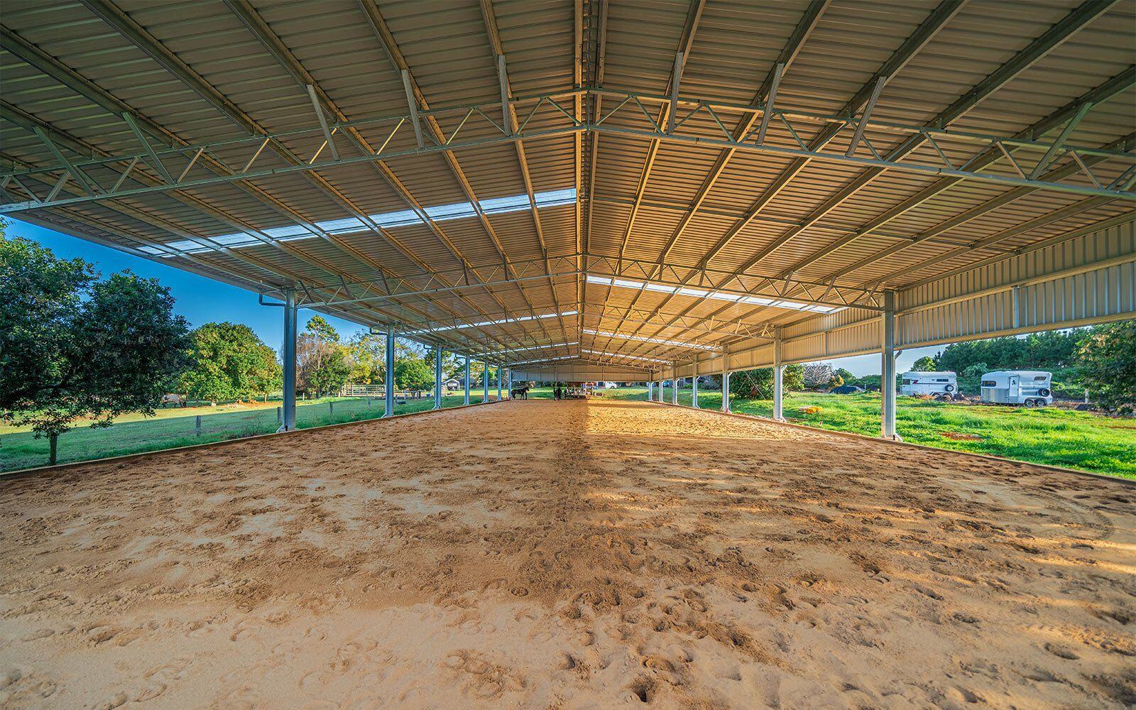 Dawn McKenzie indoor dressage arena