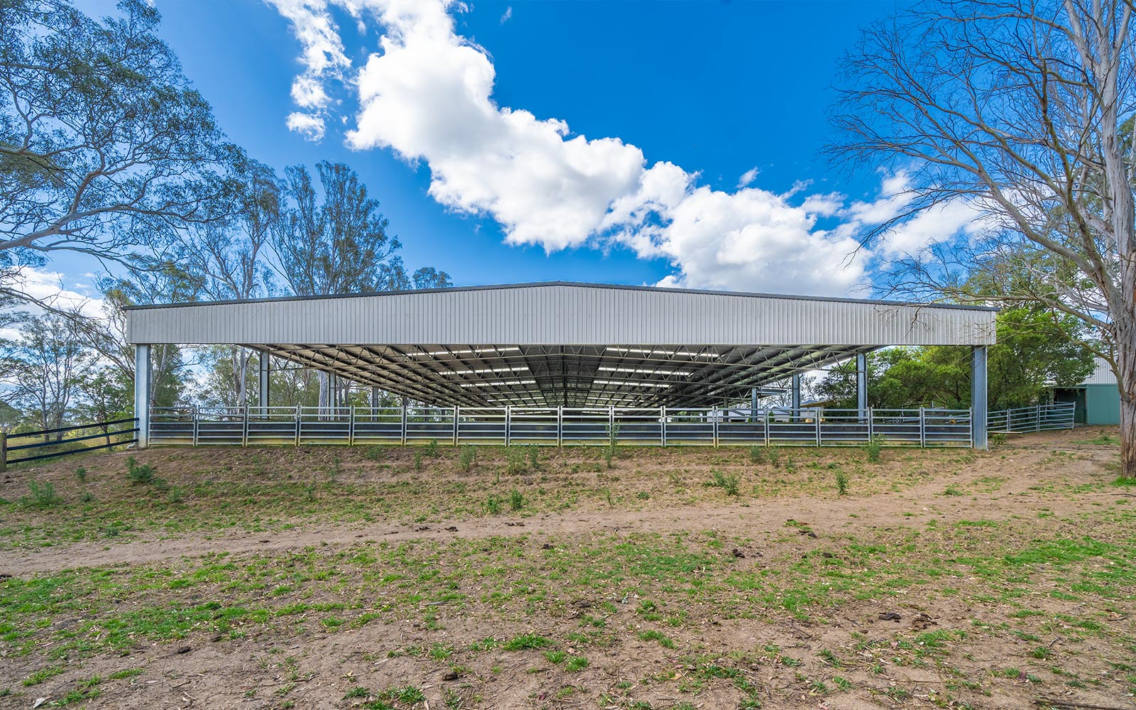 Jeff Ralph covered horse arena 