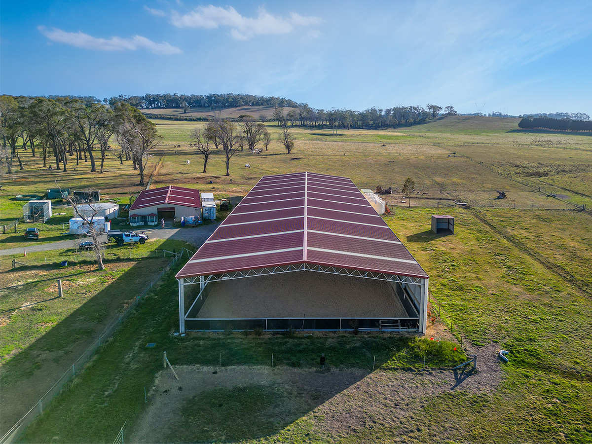 Indoor dressage arena 