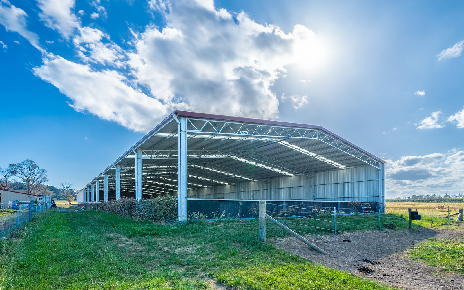 Libby Sonter indoor horse arena