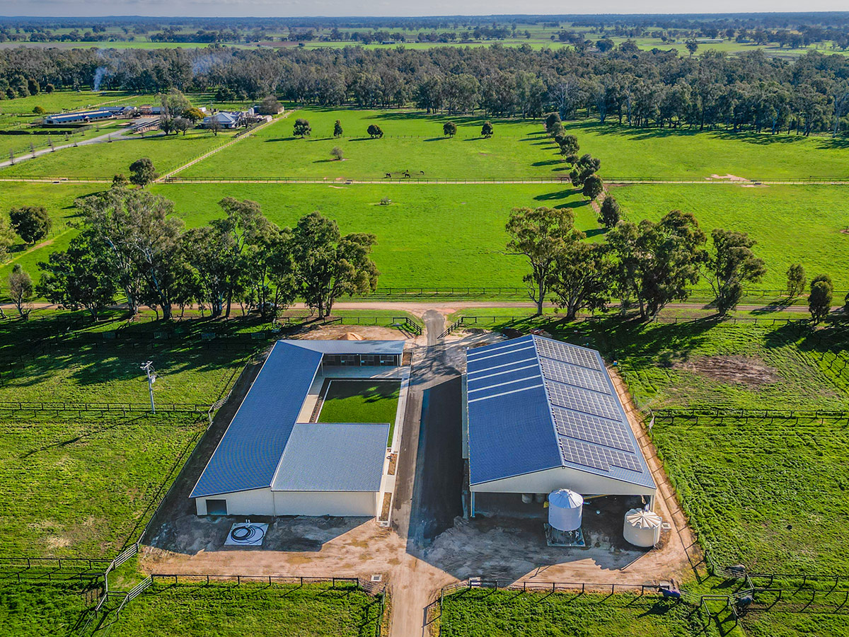 Peter Carrick stable complex machinery shed