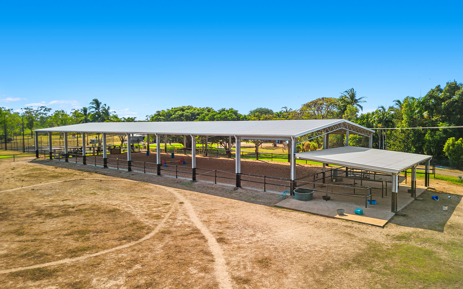 Peter Maley indoor dressage arena