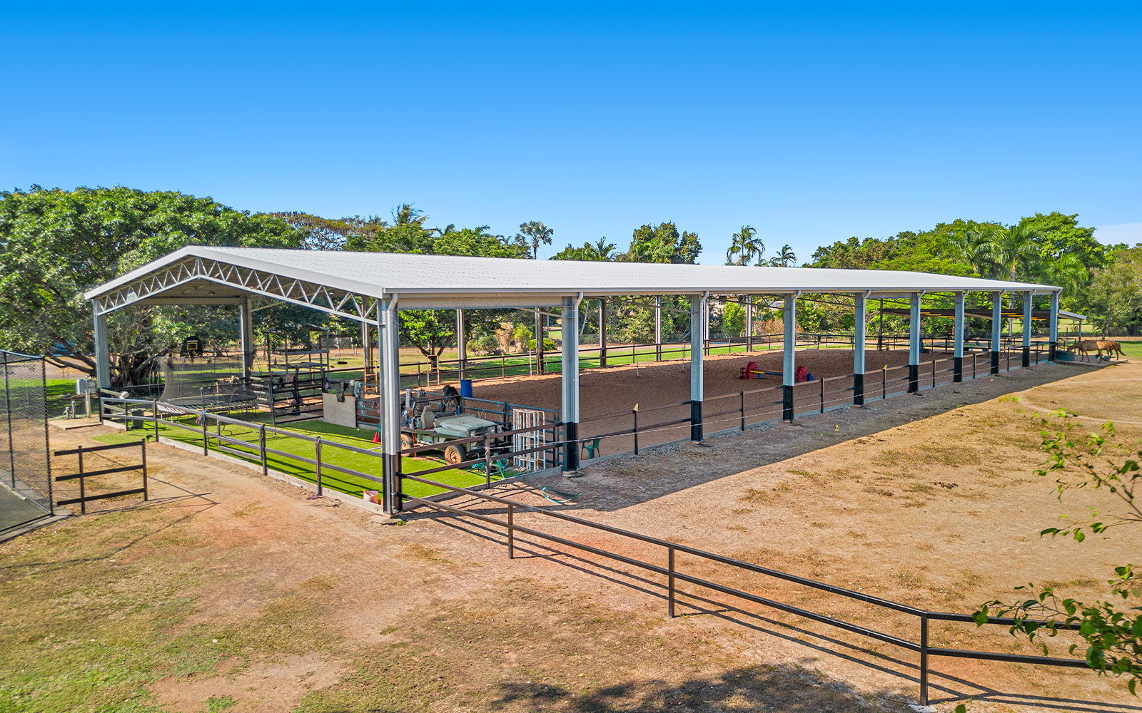 Peter Maley indoor dressage arena