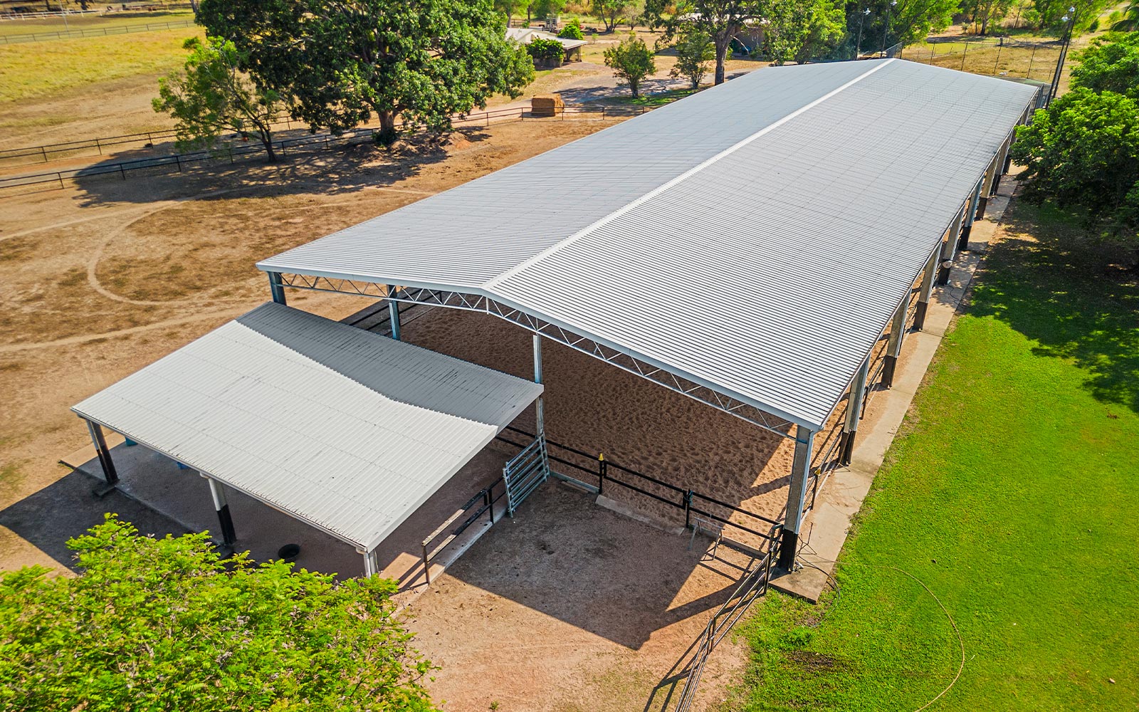 Indoor dressage arena 