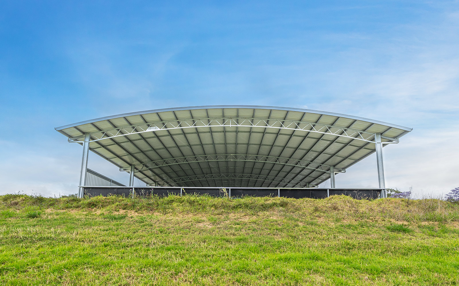 Peter and Pamela Bice horse arena shed