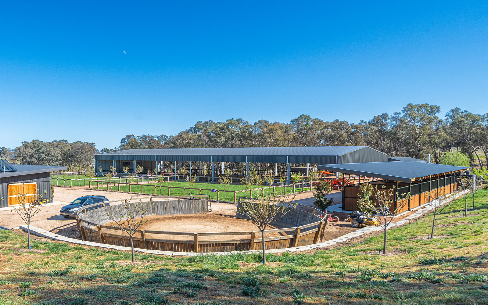 Winterwood Farm indoor dressage arena