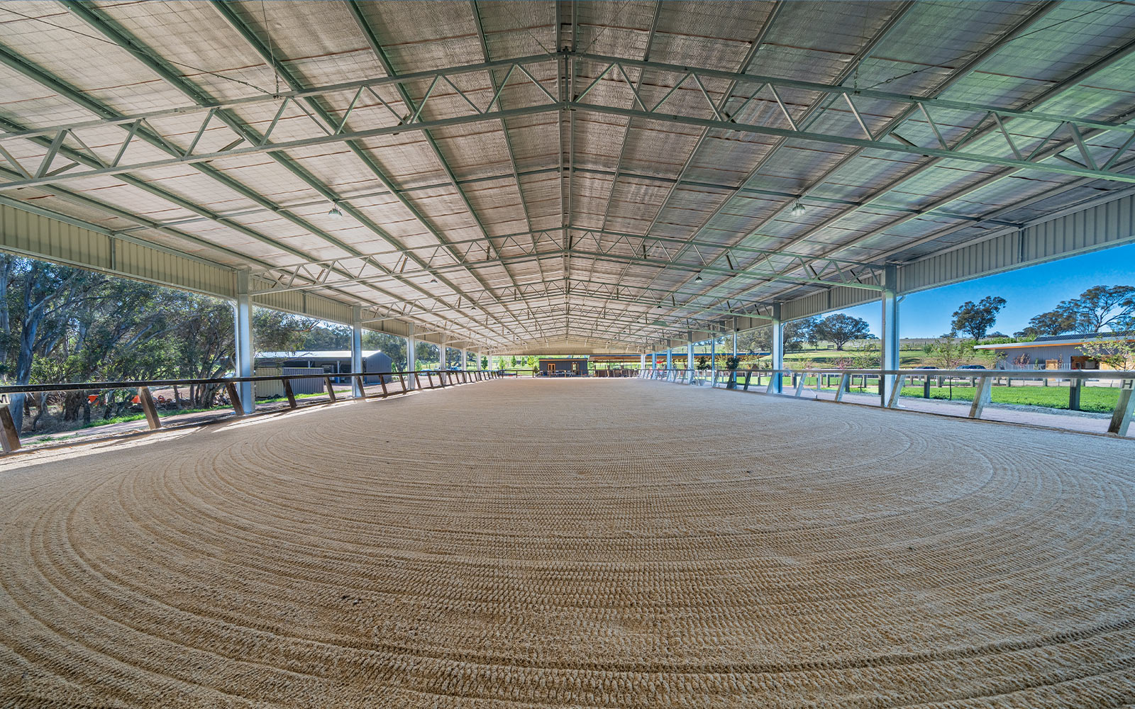 Winterwood Farm indoor dressage arena